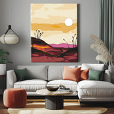 Paint by Numbers Brown and Yellow Tones